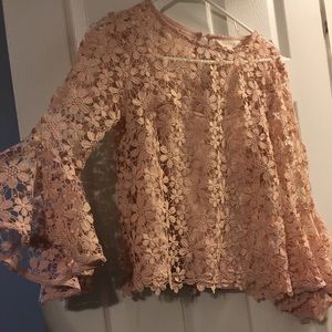 Lace bell top